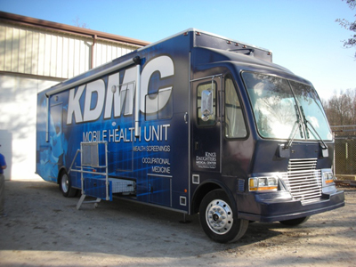 Commercial vehicles can be customized to serve as medical units serving many medical requirements