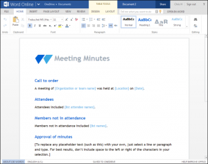 Microsoft Word Online