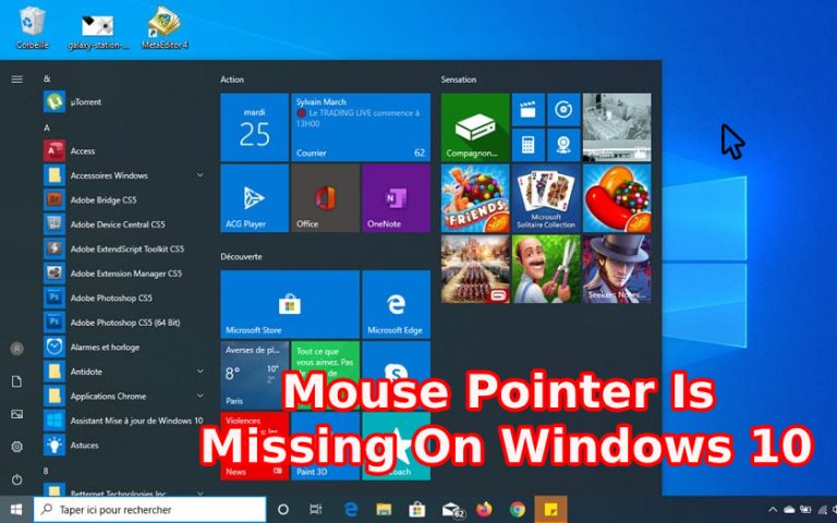 Mouse Cursor Disappears From Windows 10 Desktop, How To Fix It?