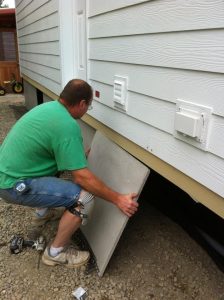 MOBILE HOME UNDERPINNING