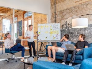 Face to face vs online team meeting
