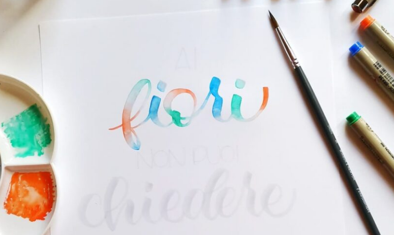 Making lettering with Sakura products